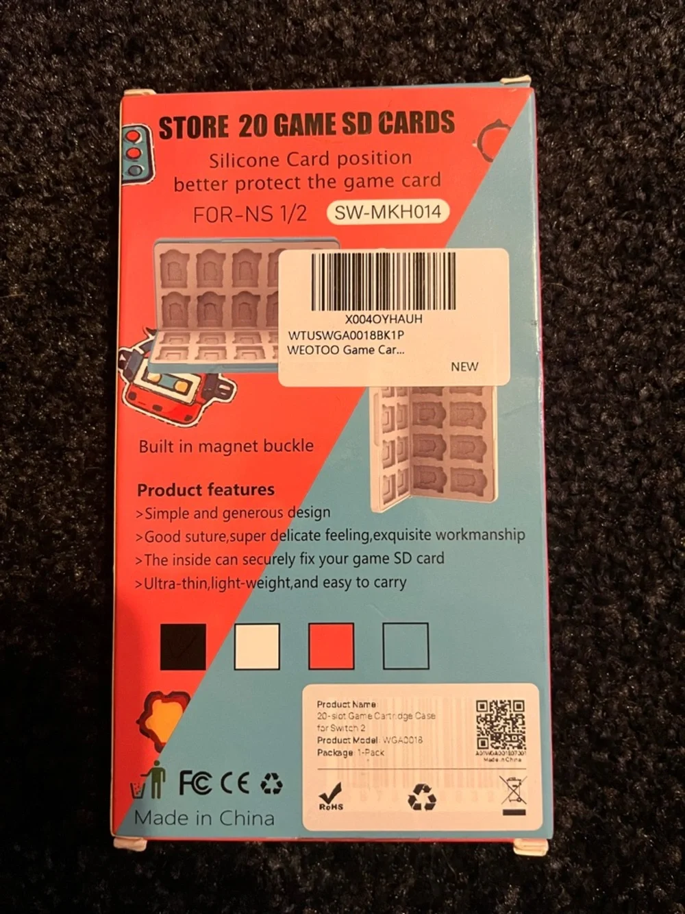 SD Game Card Storage Holder- Nintendo Switch - Picture 2 of 2